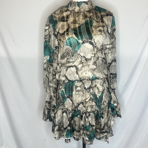 Buddy Love snakeprint mini dress - Picture 1 of 9